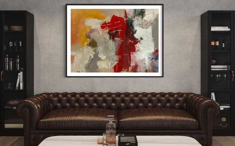 Original Abstract Painting by Rodrigue Semabia