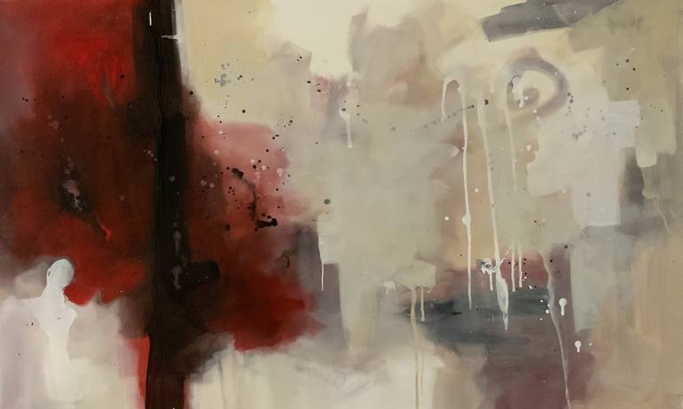 Print of Abstract Expressionism Abstract Paintings by Rodrigue Semabia