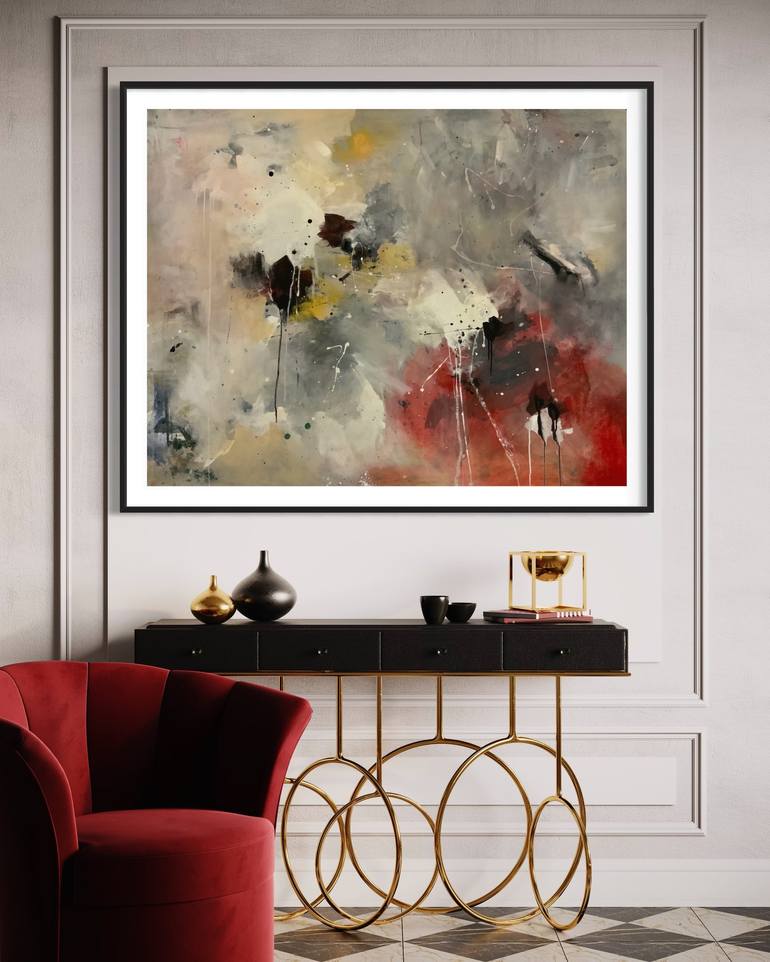 Original Abstract Painting by Rodrigue Semabia