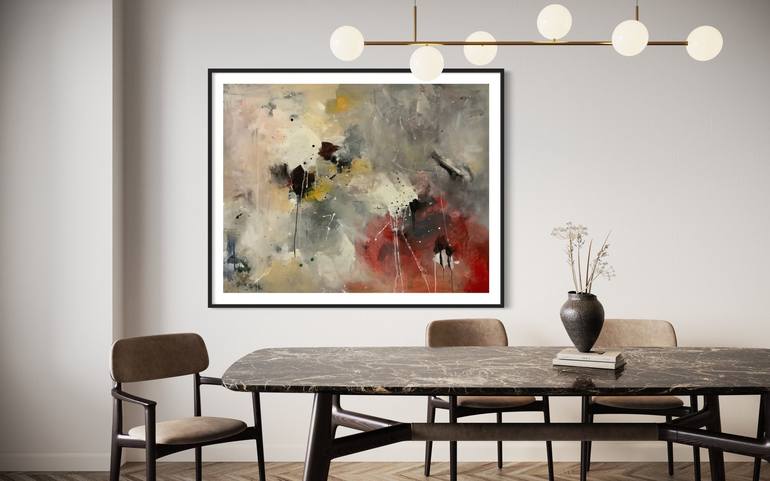 Original Abstract Painting by Rodrigue Semabia