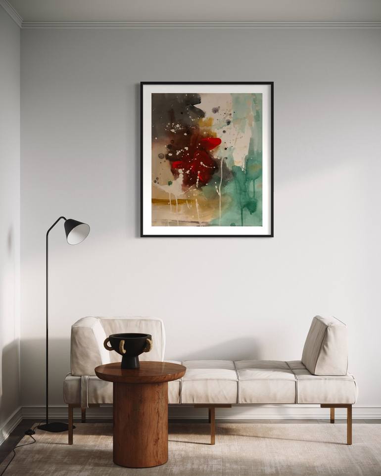 Original Abstract Painting by Rodrigue Semabia