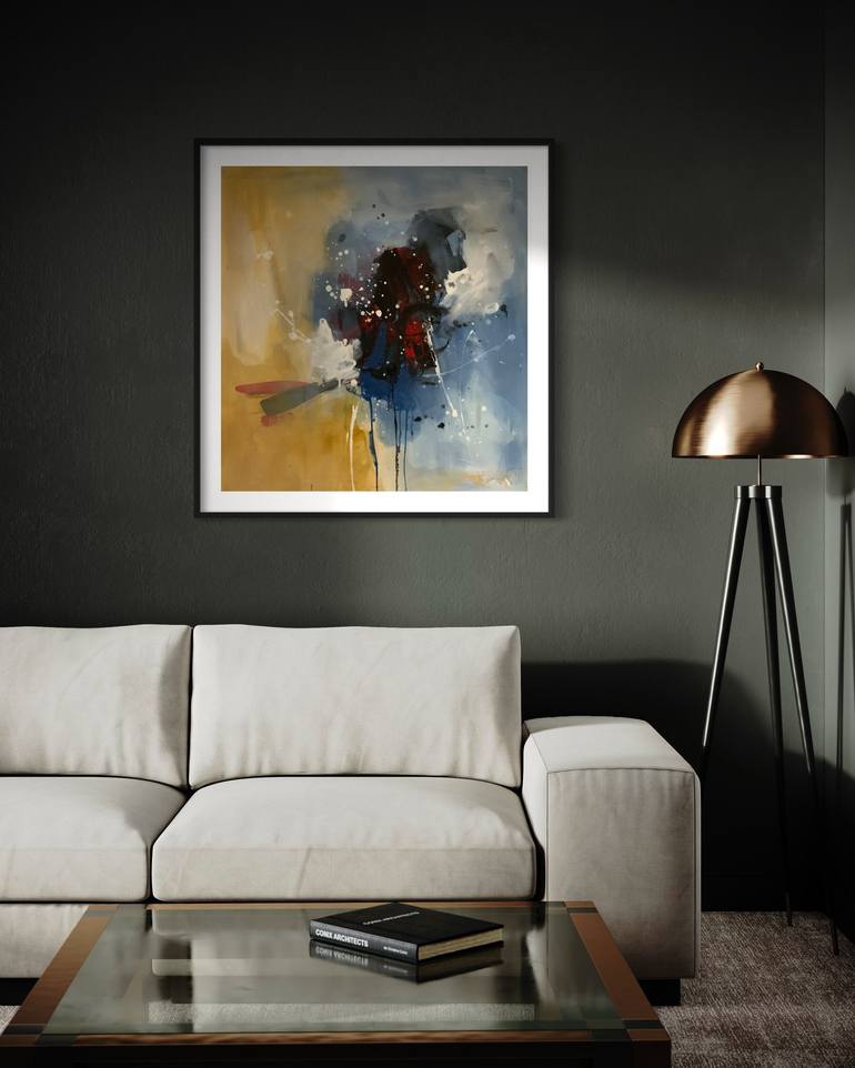 Original Abstract Painting by Rodrigue Semabia