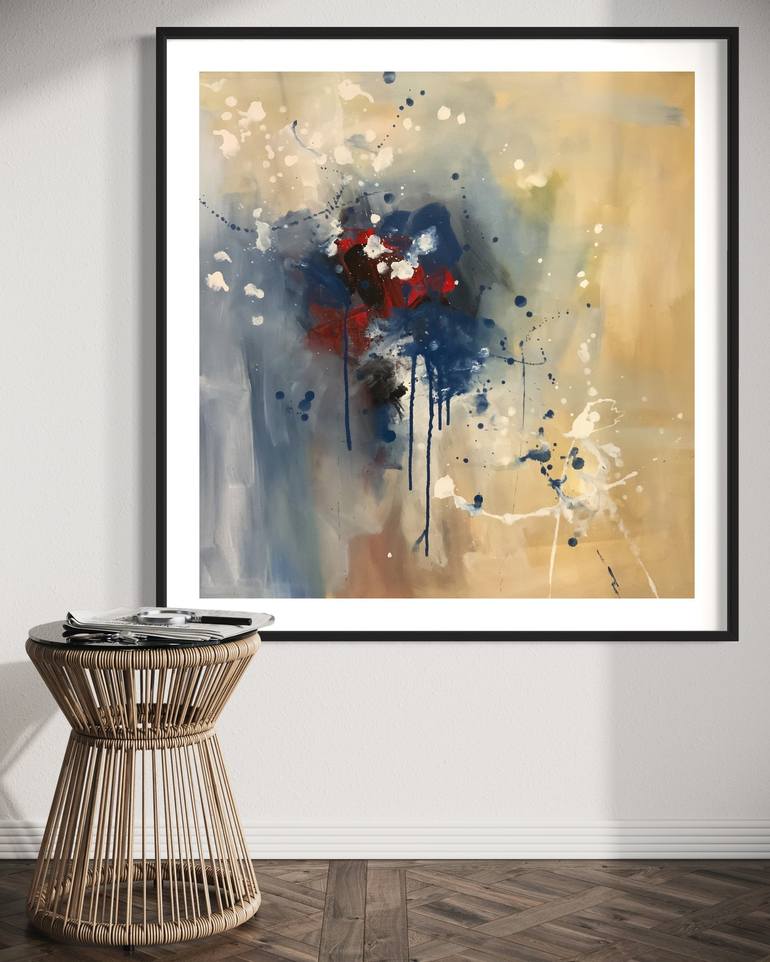 Original Abstract Painting by Rodrigue Semabia