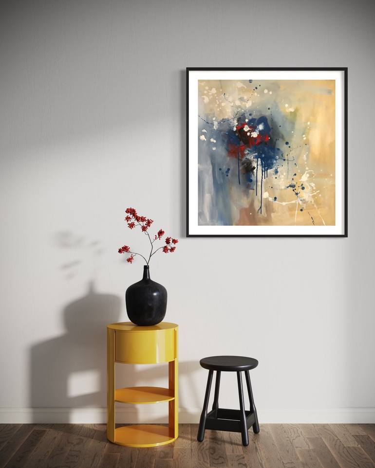 Original Abstract Painting by Rodrigue Semabia