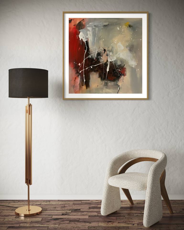 Original Abstract Painting by Rodrigue Semabia