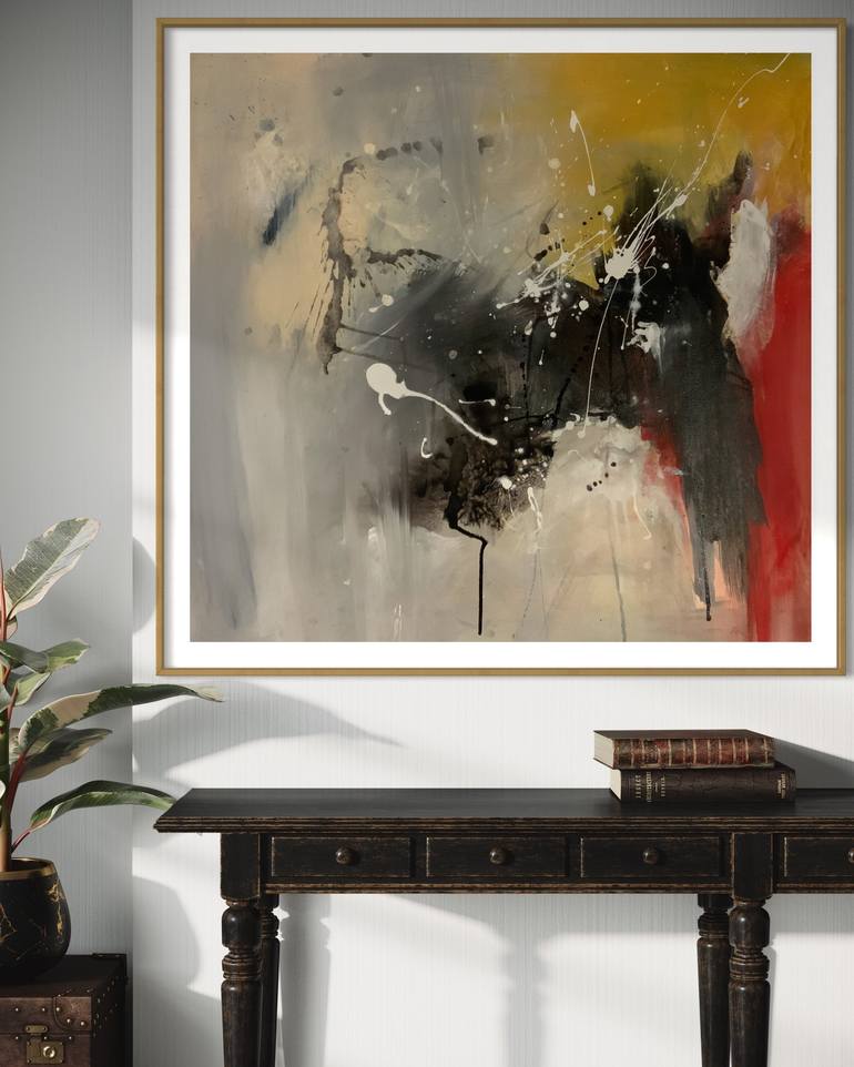 Original Abstract Painting by Rodrigue Semabia