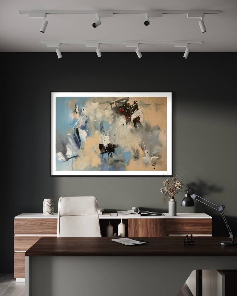 Original Abstract Painting by Rodrigue Semabia