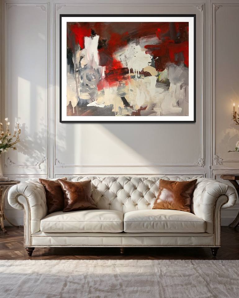 Original Abstract Painting by Rodrigue Semabia