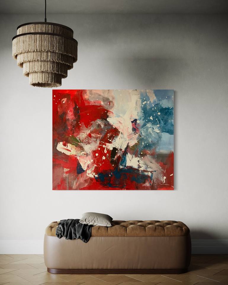 Original Abstract Painting by Rodrigue Semabia