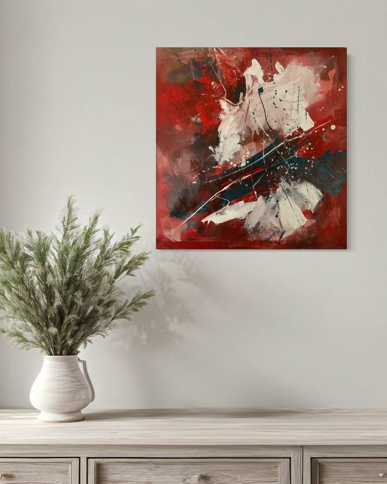 Original Abstract Painting by Rodrigue Semabia