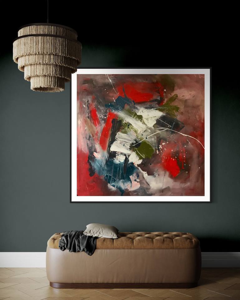 Original Abstract Painting by Rodrigue Semabia