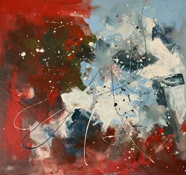 Original Abstract Painting by Rodrigue Semabia