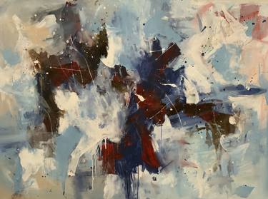 Original Abstract Expressionism Abstract Paintings by Rodrigue Semabia