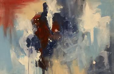 Original Abstract Expressionism Abstract Paintings by Rodrigue Semabia