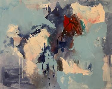 Original Abstract Expressionism Abstract Paintings by Rodrigue Semabia