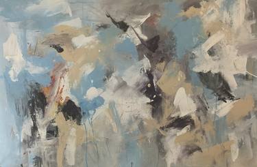 Original Abstract Expressionism Abstract Paintings by Rodrigue Semabia