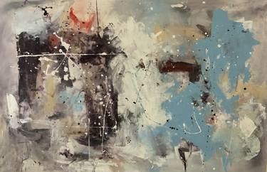 Original Abstract Expressionism Abstract Paintings by Rodrigue Semabia