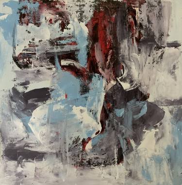 Original Abstract Expressionism Abstract Paintings by Rodrigue Semabia