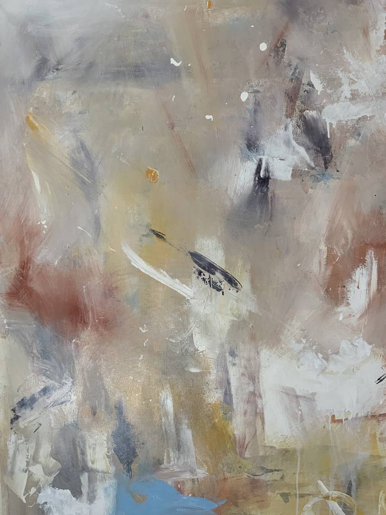 Original Abstract Expressionism Abstract Painting by Rodrigue Semabia