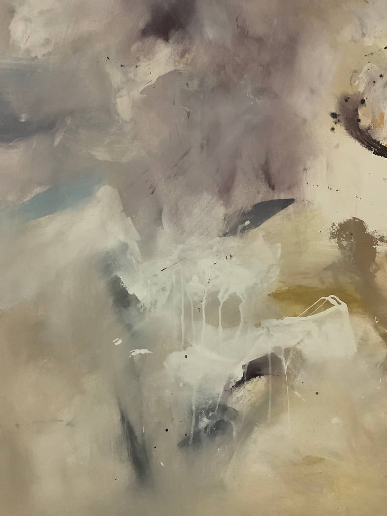 Original Abstract Expressionism Abstract Painting by Rodrigue Semabia