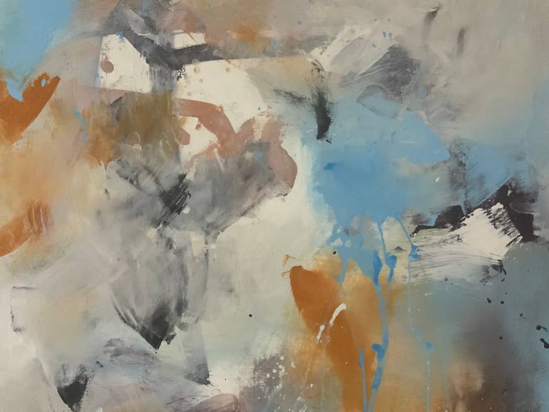 Original Expressionism Abstract Painting by Rodrigue Semabia