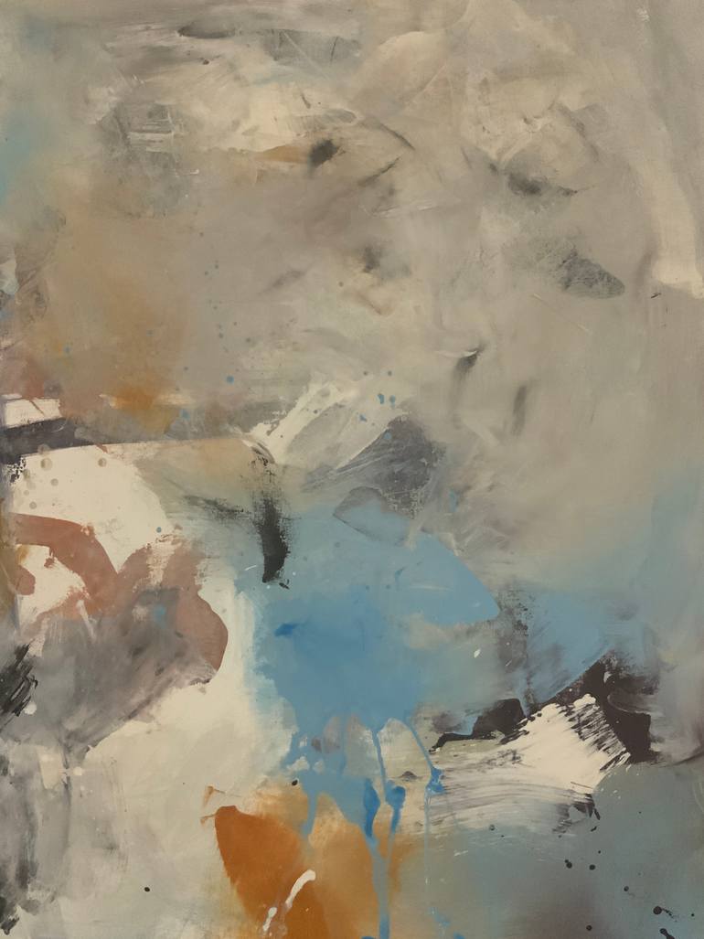Original Expressionism Abstract Painting by Rodrigue Semabia
