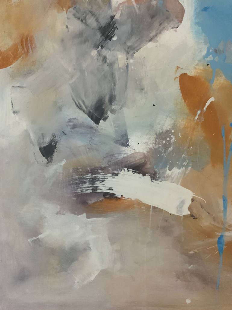 Original Expressionism Abstract Painting by Rodrigue Semabia