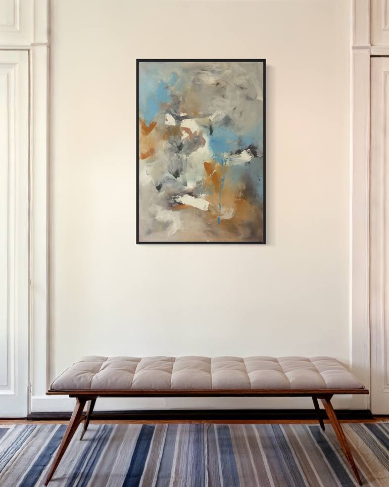 Original Expressionism Abstract Painting by Rodrigue Semabia