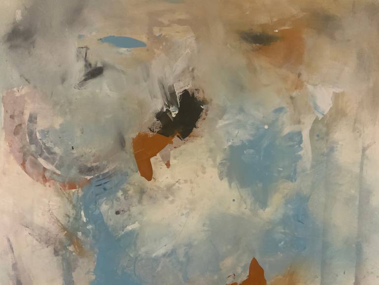Original Abstract Expressionism Abstract Painting by Rodrigue Semabia