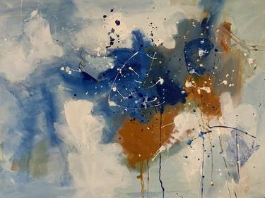 Original Abstract Expressionism Abstract Paintings by Rodrigue Semabia