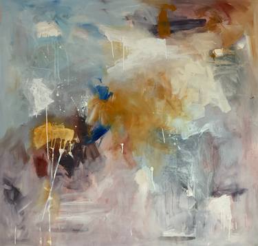 Original Abstract Expressionism Abstract Painting by Rodrigue Semabia