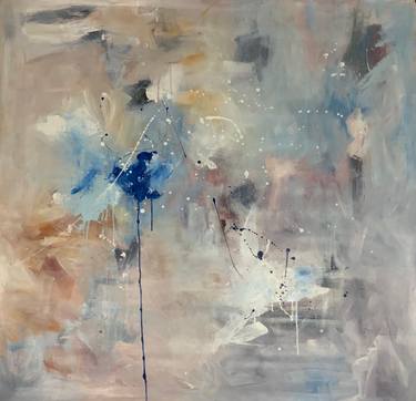Original Abstract Expressionism Abstract Painting by Rodrigue Semabia