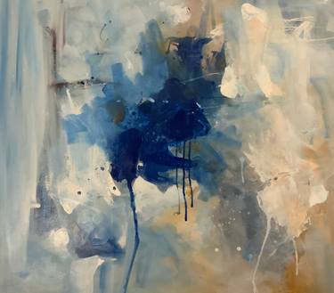 Original Abstract Expressionism Abstract Painting by Rodrigue Semabia