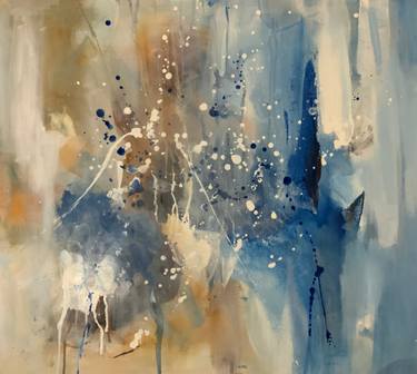 Original Abstract Expressionism Abstract Painting by Rodrigue Semabia