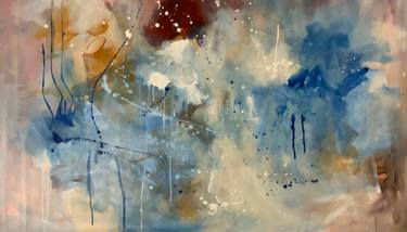 Original Abstract Expressionism Abstract Paintings by Rodrigue Semabia