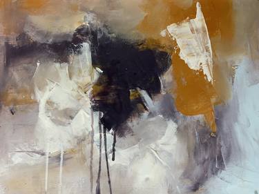 Original Abstract Expressionism Abstract Paintings by Rodrigue Semabia