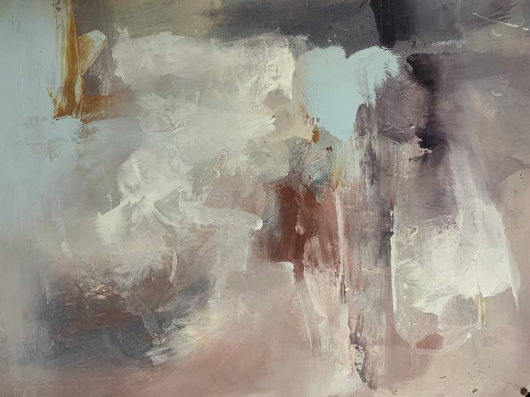 Original Abstract Expressionism Abstract Paintings by Rodrigue Semabia