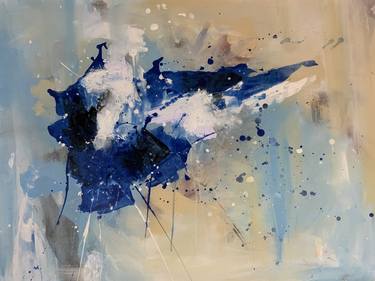 Original Abstract Expressionism Abstract Paintings by Rodrigue Semabia