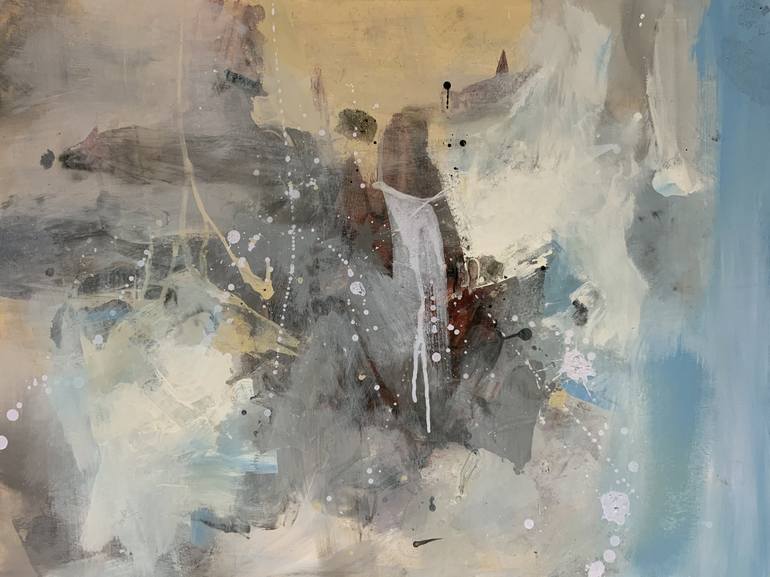 Original Abstract Expressionism Abstract Paintings by Rodrigue Semabia
