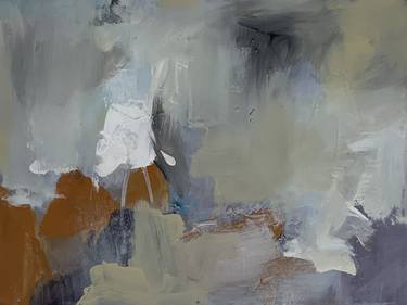 Original Abstract Expressionism Abstract Painting by Rodrigue Semabia