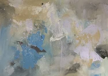 Original Abstract Expressionism Abstract Painting by Rodrigue Semabia