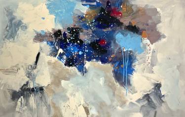 Original Abstract Expressionism Abstract Paintings by Rodrigue Semabia