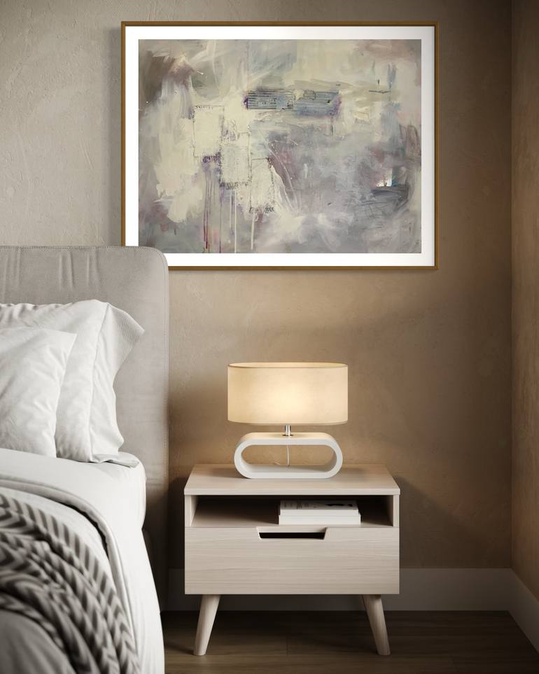 Original Abstract Expressionism Abstract Painting by Rodrigue Semabia