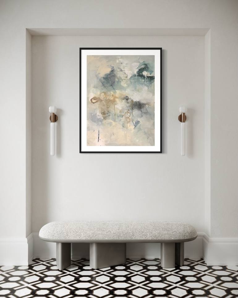 Original Abstract Expressionism Abstract Painting by Rodrigue Semabia