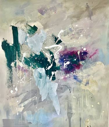 Original Abstract Expressionism Abstract Paintings by Rodrigue Semabia