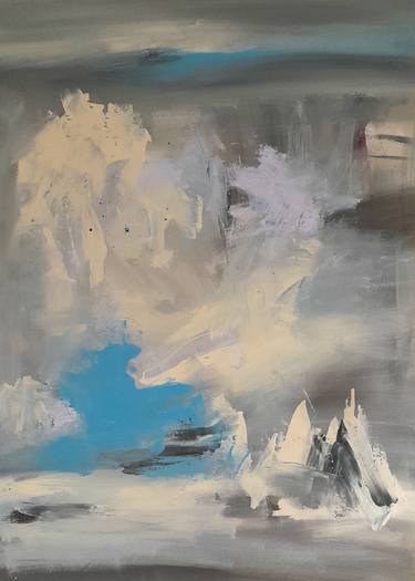 Original Abstract Expressionism Abstract Paintings by Rodrigue Semabia