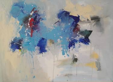 Original Abstract Expressionism Abstract Paintings by Rodrigue Semabia