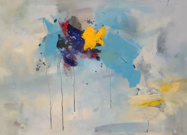 Original Abstract Expressionism Abstract Paintings by Rodrigue Semabia