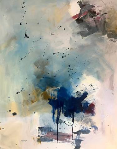 Original Abstract Expressionism Abstract Paintings by Rodrigue Semabia