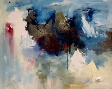 Original Abstract Expressionism Abstract Paintings by Rodrigue Semabia